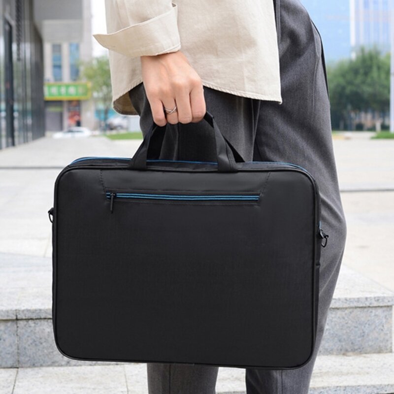 Torba na notebooka torebka biznesowa na laptopa 15,6 cala odporna na zachlapania torba mężczyźni kobiety torby komputerowe o na