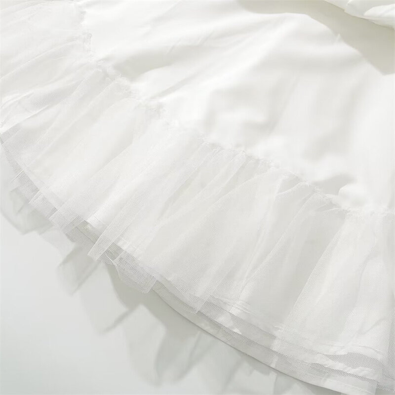 فستان نسائي قصير بأكمام منفوخة من Keyanketian ، سحاب خلفي ، خط ، قصير ، تفاصيل نحيفة ، أحادي اللون ، صيف ، إطلاق جديد ،