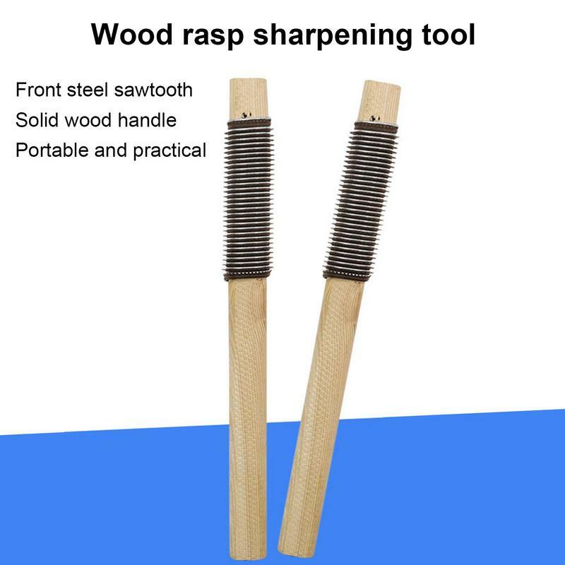 Limas y raspadores de madera, herramienta portátil de reparación y molienda de neumáticos, afilador de madera