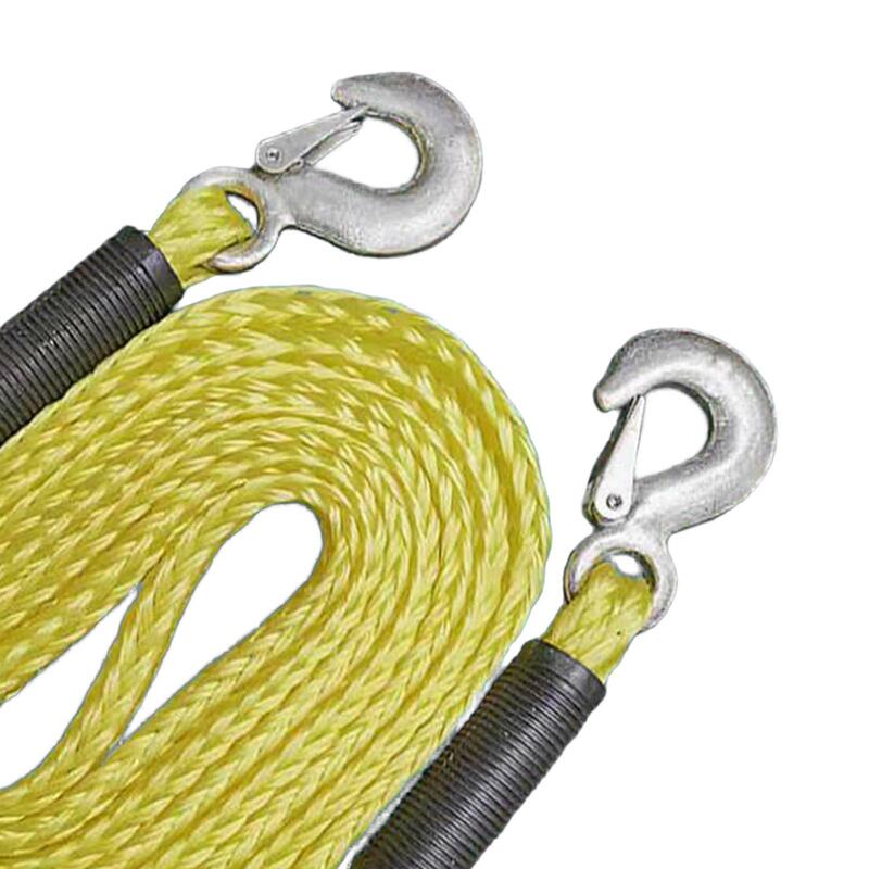 Tow Strap with Hooks Trailer Rope Tow Rope for Emergency Tree Saver Vehicles
