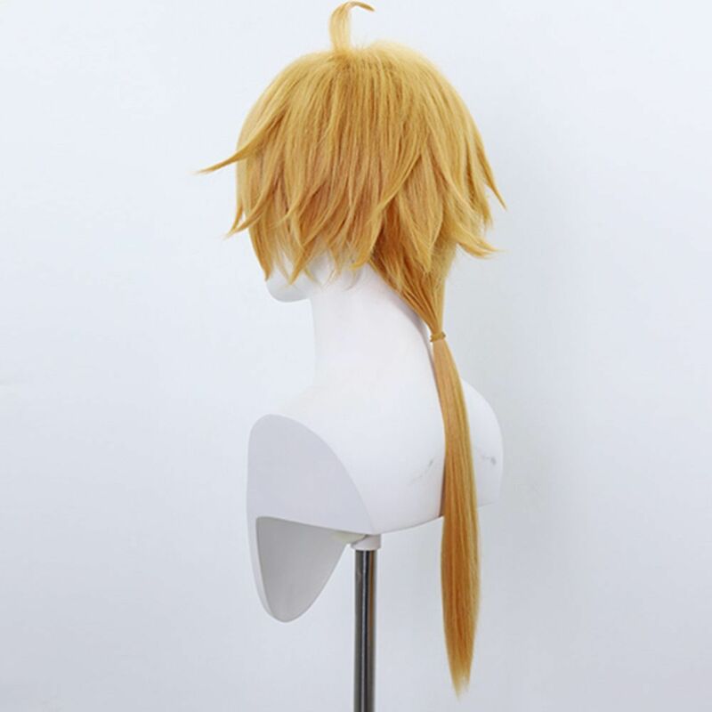 Парик для косплея Toma из аниме «блонд», длинный хвост, искусственные волосы из высокотемпературного волокна, искусственные волосы для ежедневного использования
