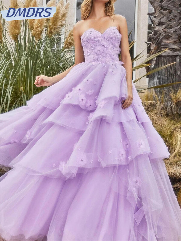 Gaun Prom A-Line tanpa lengan elegan gaun malam tanpa tali menawan 2024 gaun panjang lantai anggun Vestidos De Novia