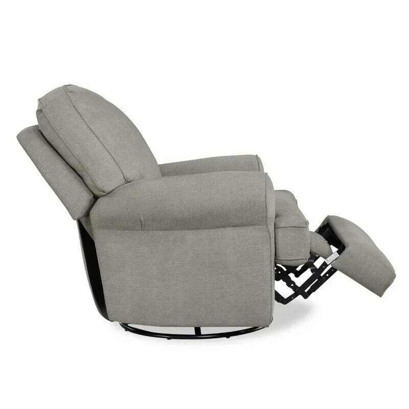 Baby relax kenkenkenzie swivel glider recliner chair, nursery furniture, Gray