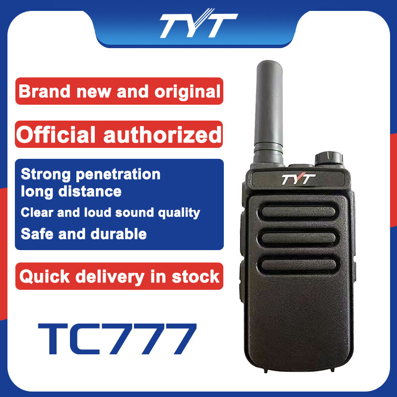 Walkie Talkie TYT-Mini, TC777, UHF 430-440MHz, VOX Scan, Programa Scrambler Squech, Password Ham Transistor, Comunicação sem fio