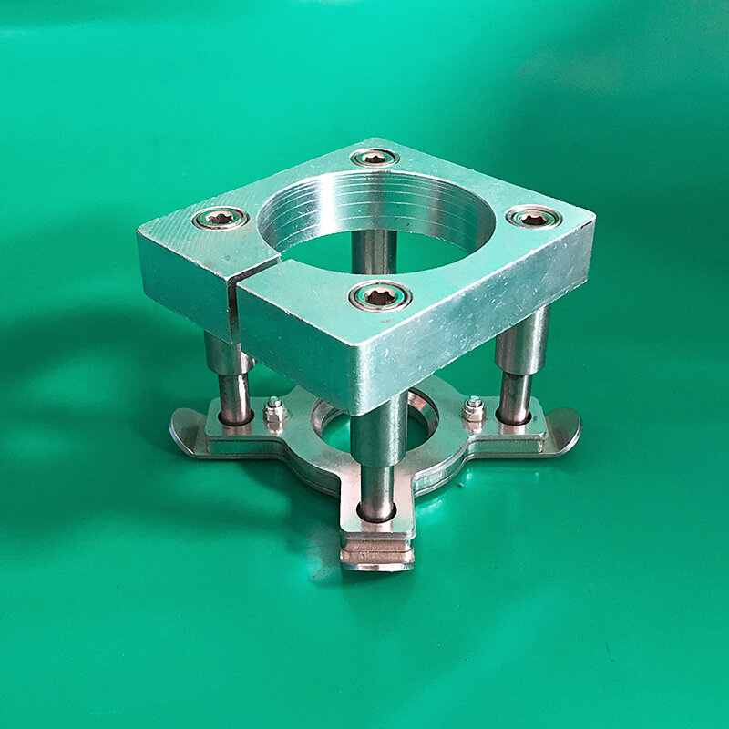 CNC Spindle Press Plate Alimentador de pressão flutuante DIY Braçadeira de peças para CNC Fresagem Máquina de gravura Madeira Metal Router 65mm, 80mm