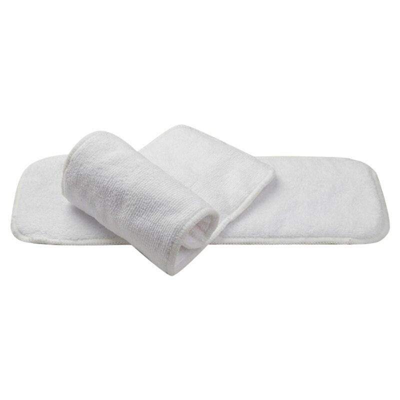 Reusable Cloth Diaper Inserts Washable 3 Layered Microfiber Inserts for Diapers Absorbent & Breathable Liners Durable