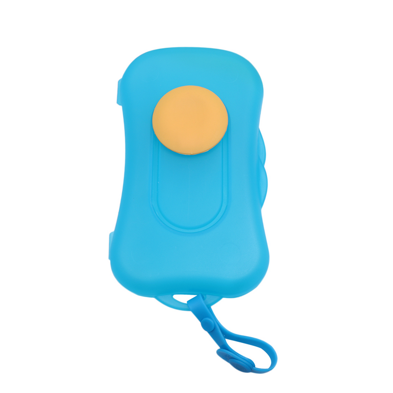 Boîte à lingettes portable pour bébé, distributeur de lingettes, étui à lingettes pour le stockage, bleu, extérieur, question délicate