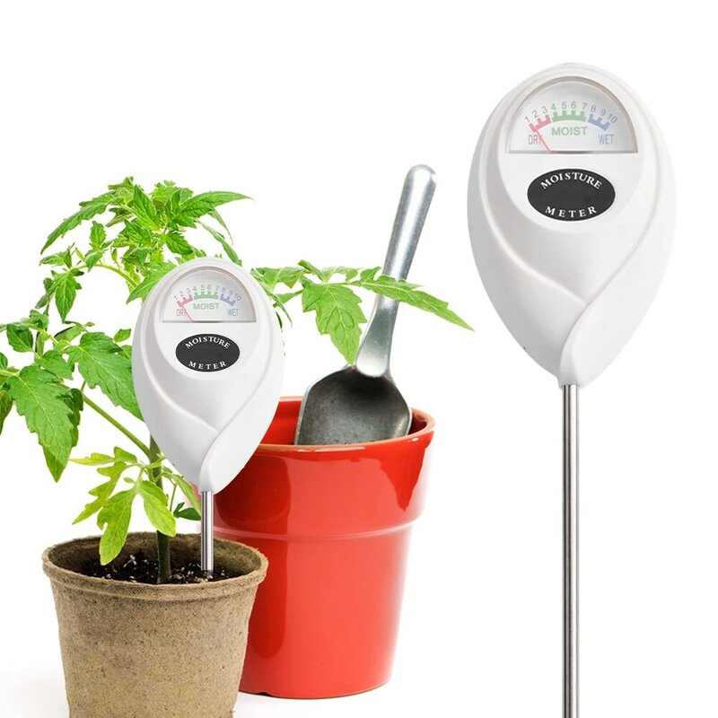 Detector do medidor do sensor da umidade do solo, sonda do metal, jardinagem, planta, flor, analisador da água, instrumento do teste, ferramenta do higrômetro