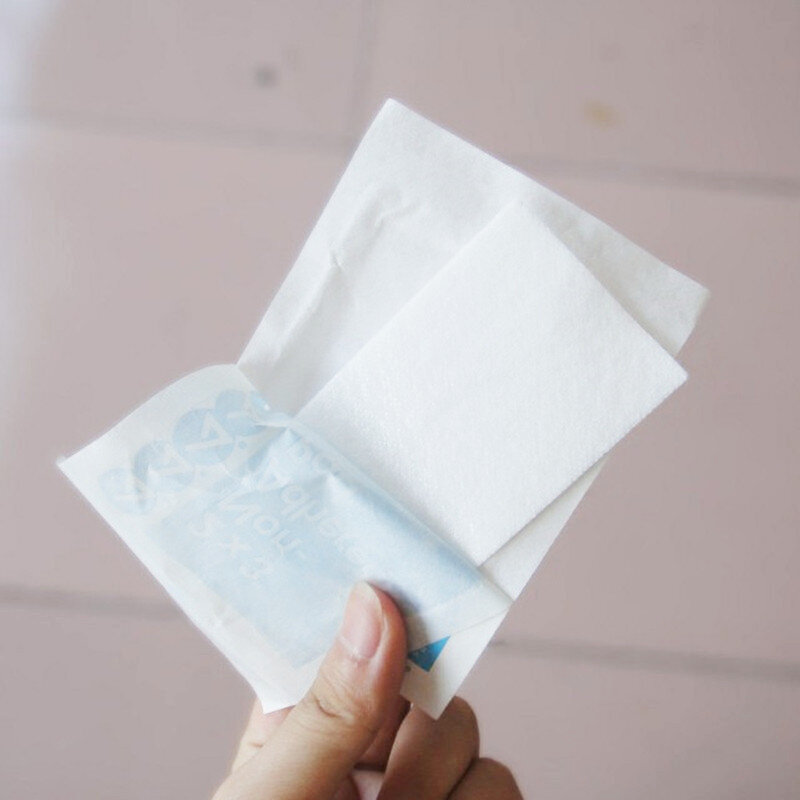 10 stücke 5*7,6 cm 100% Baumwolle Wasserdichte Gaze Pad Nicht-haftende Pad First Aid Kit Wunde Dressing bänder Sterile Medizinische Gaze Pad
