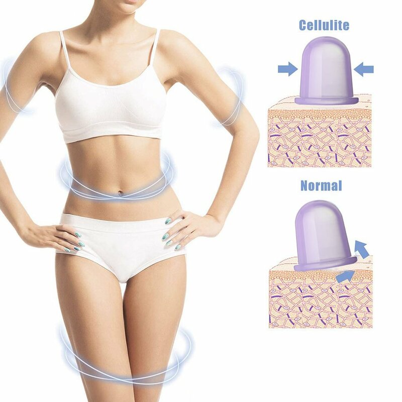 Durable Health Care Full Body Vacuum Massager Cupping Silicone Cup Anti Cellulite Relieve Physical Fatigue Stress For Family