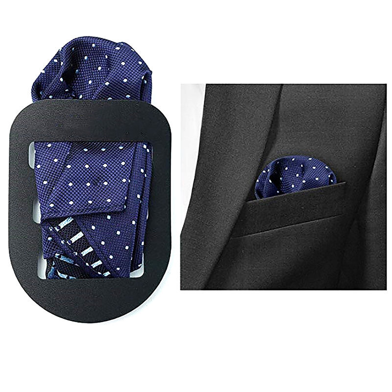 Fashion Pocket Squares Holder Handkerchief Keeper Organizer Man Prefolded Handkerchiefs For Men Gentlemen Suit Wearing Accessori