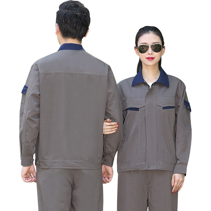 Men Workshop Uniforms New Spring Autumn Tracksuit  Sports Suit Jacket Sweatsuit Male Patchwork Contrast Color Clothing Size D127