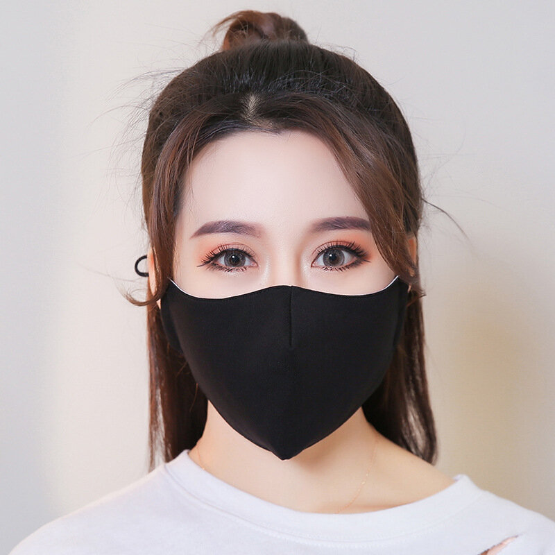 Dorośli Unisex maska mężczyźni i kobiety pary osobowość zmywalne bawełniane maski czarne duże maski przeciwpyłowe przeciwpyłowe Drop Shipping