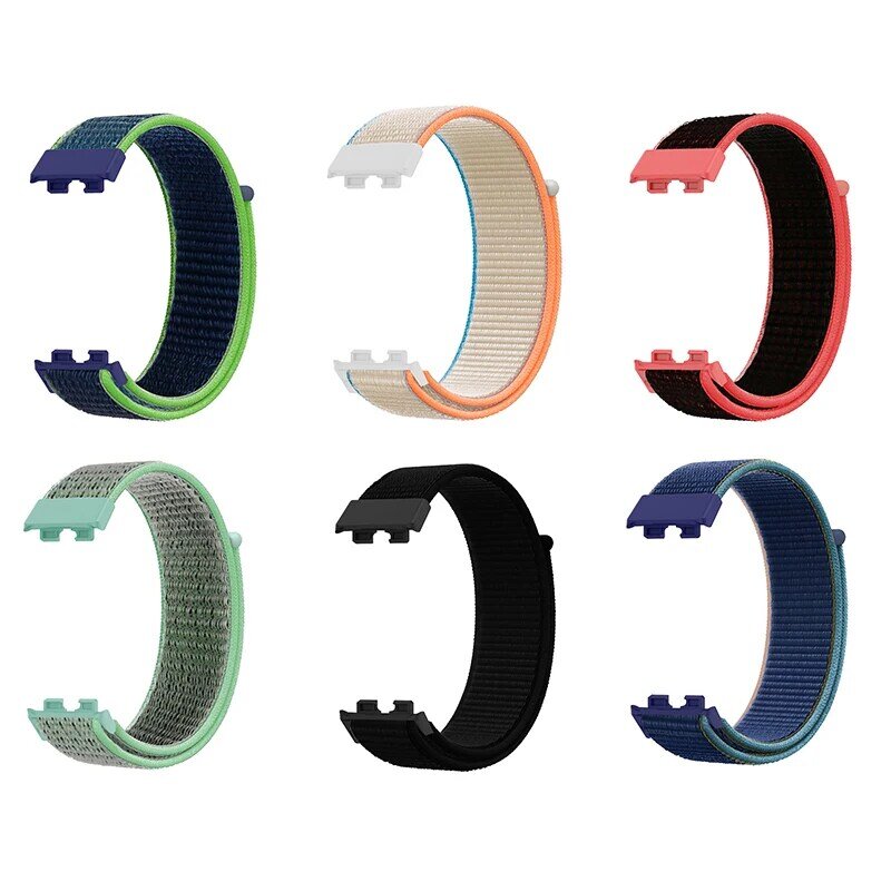 Nylon loop band For Huawei band 8/7 strap accessories Smart watch replacement belt wristband Sport bracelet Huawei band 8 correa