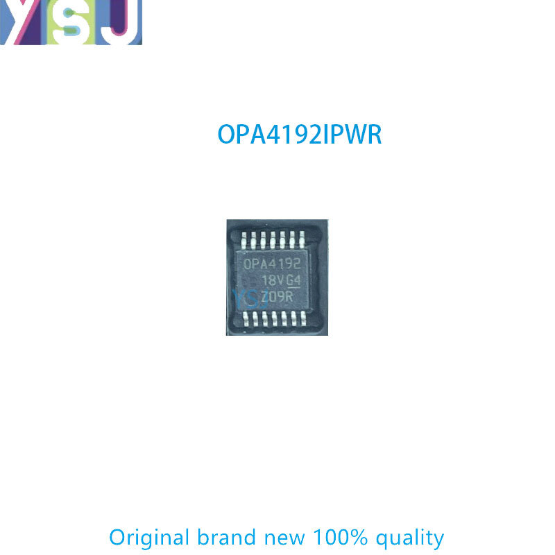 OPA4192IPWR IC OPAMP GP 4 circuito 14TSSOP