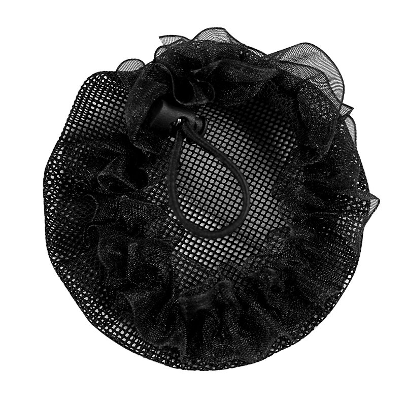 Women Scrunchie Ponytail Holder Headband Dance Hair Accessories Ballet Dance Hairnet Crochet Headwear Girls Bun Cover Snood