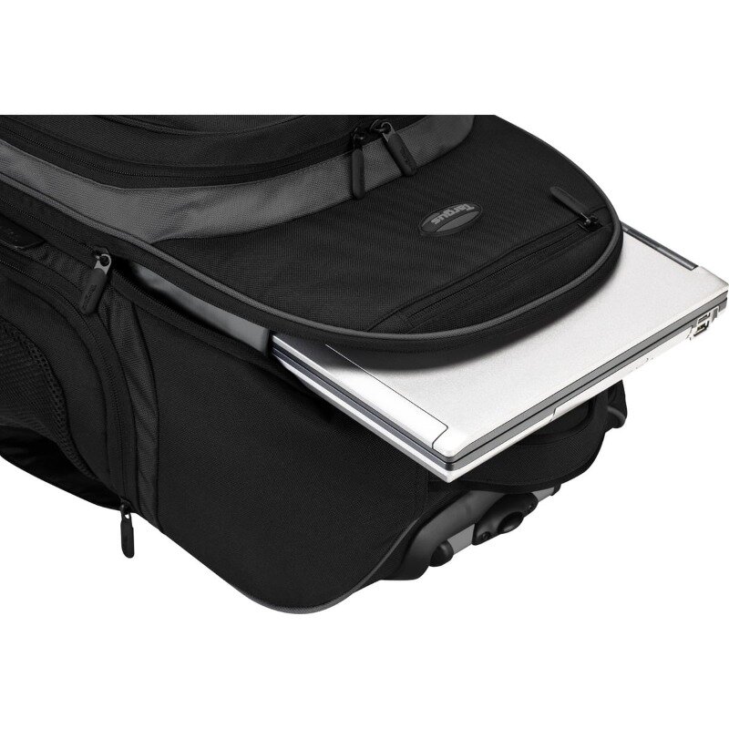 Mochila enrollable compacta para ordenador portátil, bolsas negras