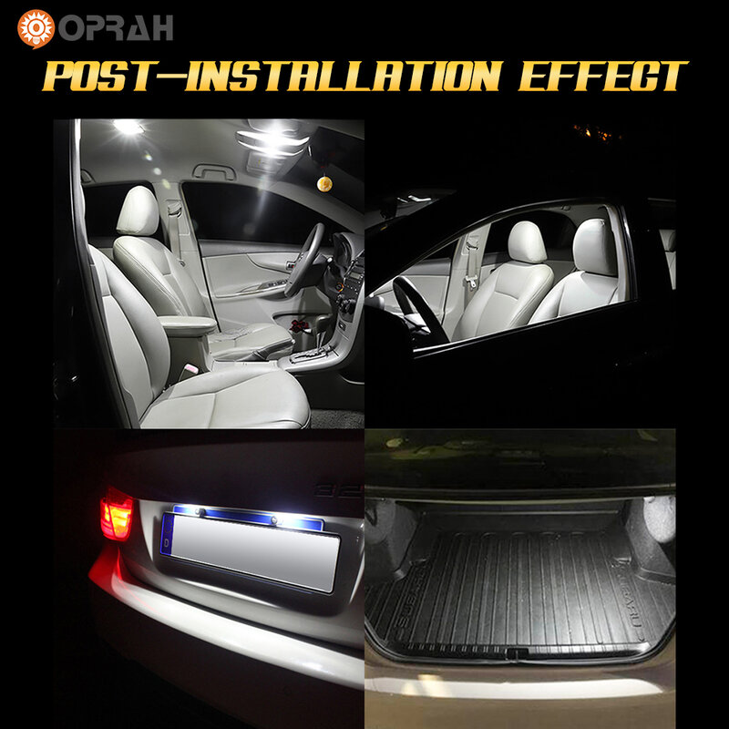 Luz LED Canbus de lectura Interior para coche, lámpara de matrícula sin Error de 12V y 24V, C10W, C5W, 2/10 piezas, 31mm, 36mm, 39mm, 41mm