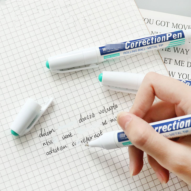 Коррекция ручки быстросохнущая коррекция жидкости белый стирание ручки тип защита коррекция ленты письменный корректор ручки Канцтовары