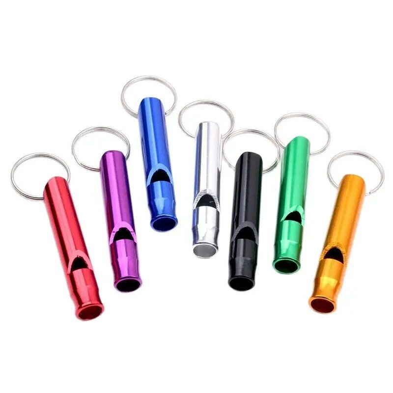 Outdoor Survial Alloy Whistle 4.5cm Length Mini Camping Hiking Emergency Whistle Survival EDC