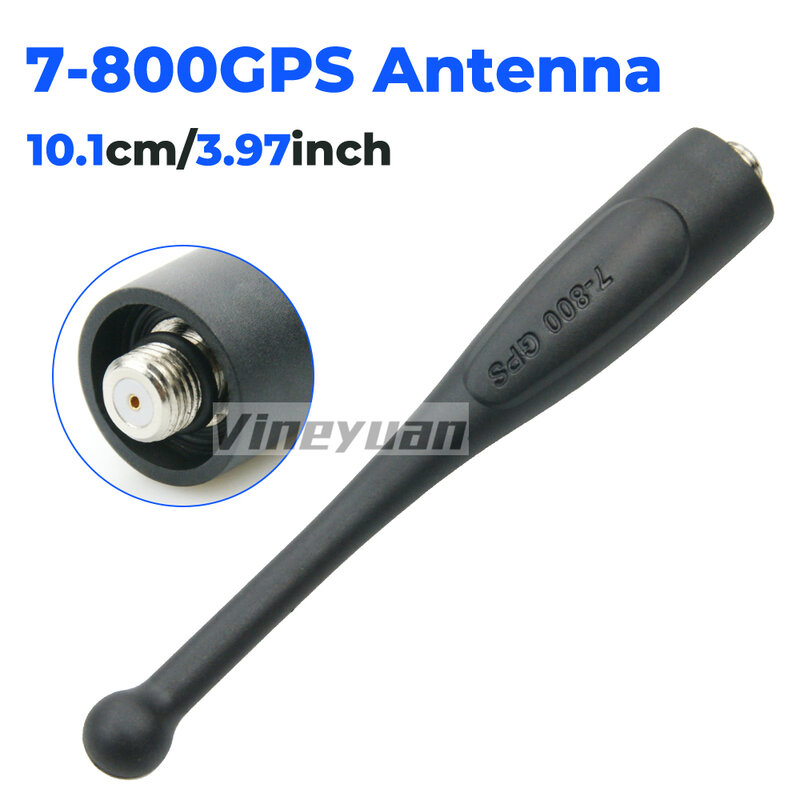 10 sztuk 700/800MHz GPS Stubby Walkie Talkie antena dla MOTOROLA APX8000,APX7000,APX6000,APX6000XE,APX4000,APX1000,SRX2200