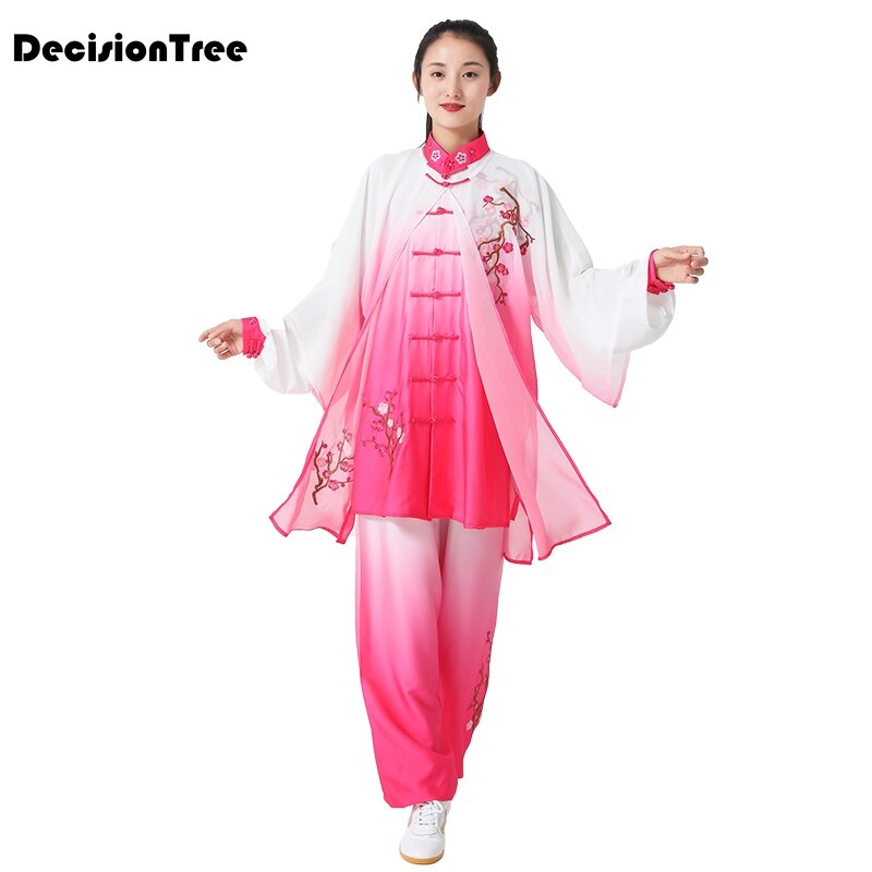 2023 chinesische traditionelle Kung Fu Tai Kleidung Flügel Chun Kleidung Shaolin Kampfkunst Uniform T-Shirt Hemd und Hosen Männer Frauen