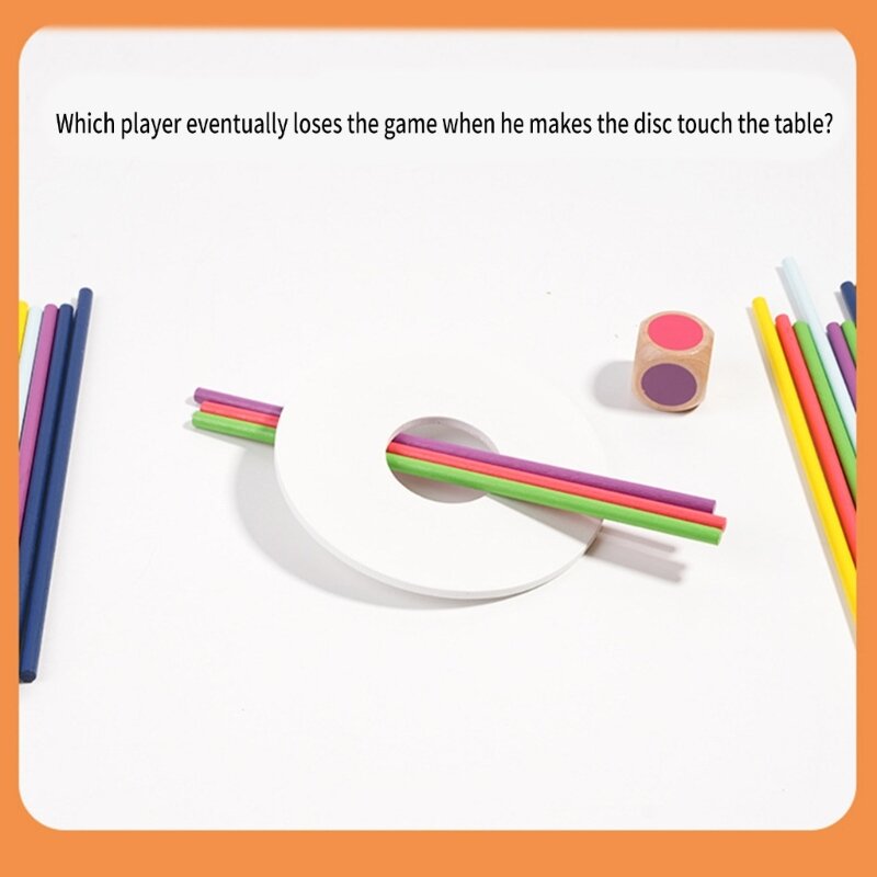 Mainan Pendidikan Keseimbangan Permainan Tongkat Kayu Mainan Interaktif Permainan Dua Pemain Hadiah Montessori Permainan