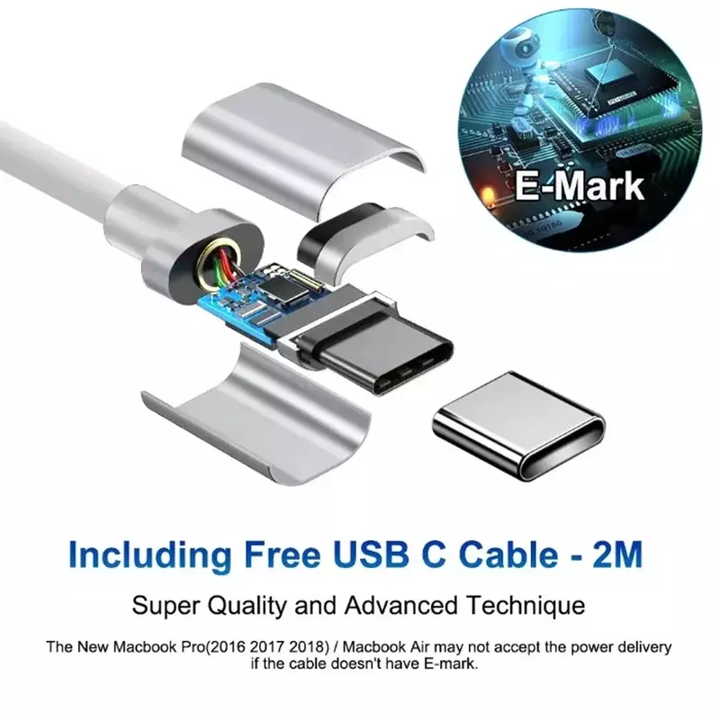 Adaptateur secteur USB C pour MacPlePro, chargeur 118W, MacPlePro 16, 15, 14 pouces, 2021, 2020, 2019, 2018, MacPleAir 13 pouces, nouveau