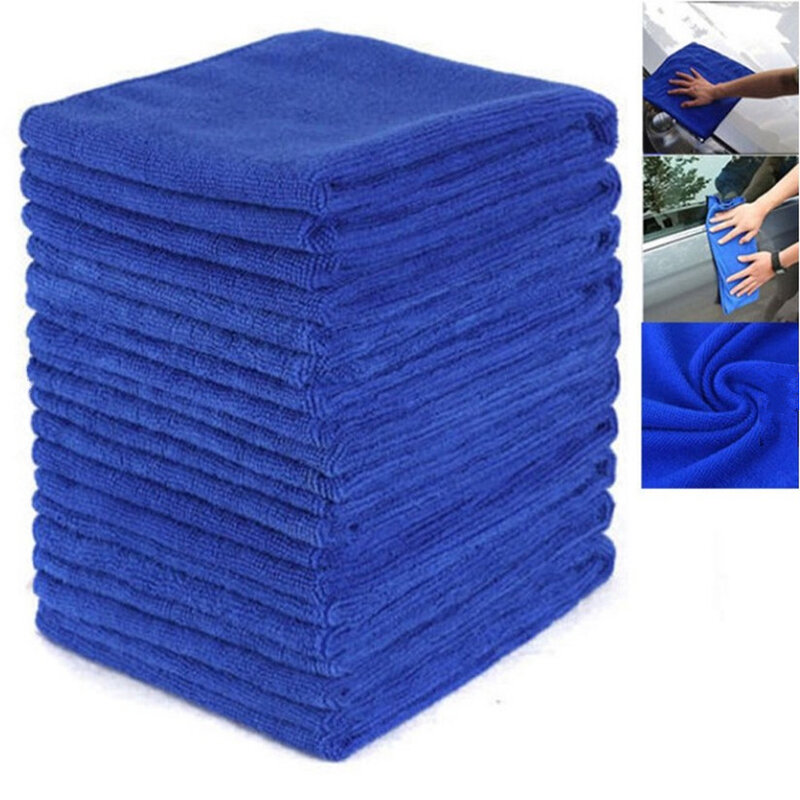 Lavagem de carro high-end microfibra toalha de limpeza de carro pano de secagem hemming cuidado de carro pano detalhando toalha de lavagem 30x30 cm