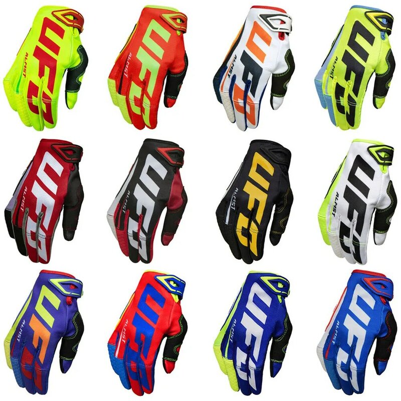 Gants de moto tout-terrain UFO Almst pour hommes et femmes, gants de course de motocross souples et respirants, gants de vélo de montagne, BMX, RL, UTV