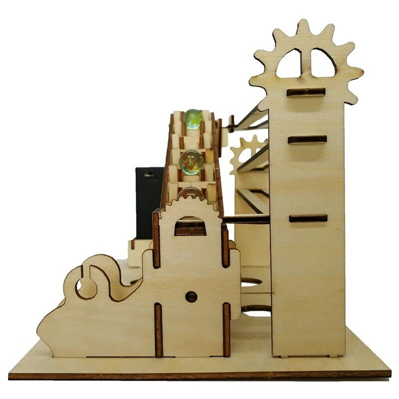 Children DIY Hand-Made Jigsaw Puzzle Wooden 3D Three-Dimensional Jigsaw Puzzle Track Ball Jigsaw Puzzle