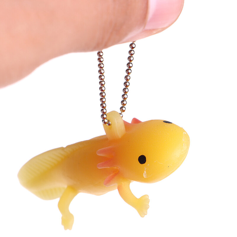Llavero Antiestrés con forma de pez Salamande gigante, juguete antiestrés para apretar, juguete de broma para niñas, regalos de mordaza
