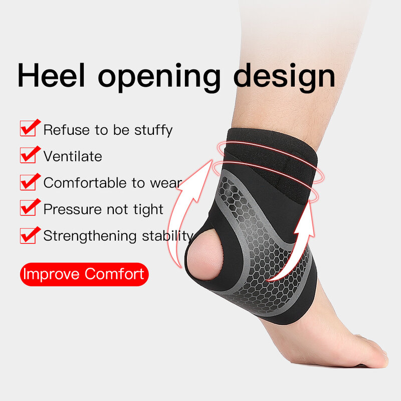 1 Pc sport equipaggiamento protettivo supporto per caviglia fasciatura da basket cavigliera supporto per compressione caviglia in Nylon