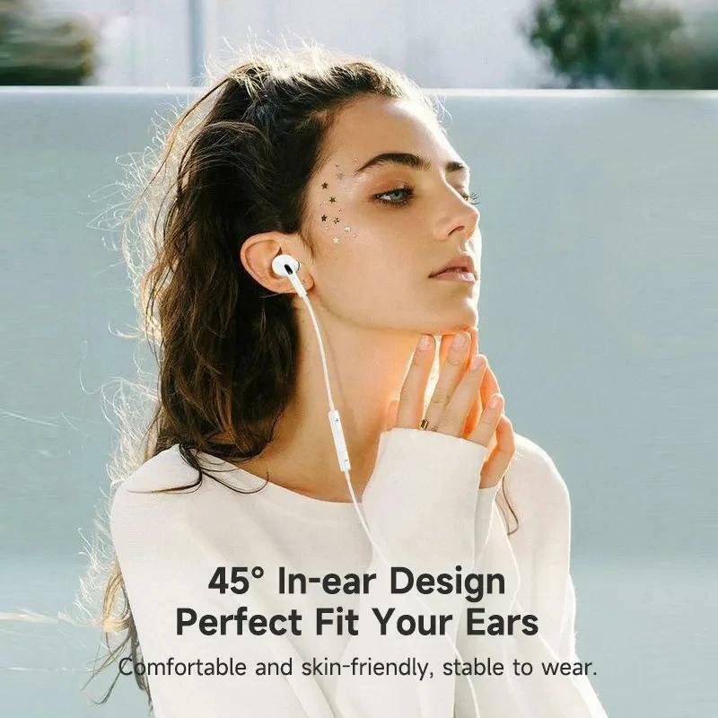 Fones de ouvido intra-auriculares com fio para iPhone 14, 13, 12, 11 Pro Max, Mini, 8, 7, 6s Plus, X, XS, XR, SE