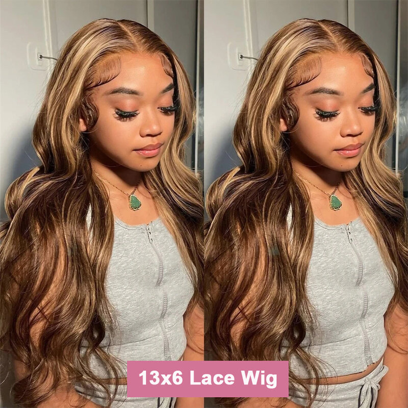 Body Wave Highlight Hd Lace Frontal Wig Human Hair 13x6 Hd Lace Frontal Wig Colored Wigs For Women 13x4 Hd Lace Frontal Wig