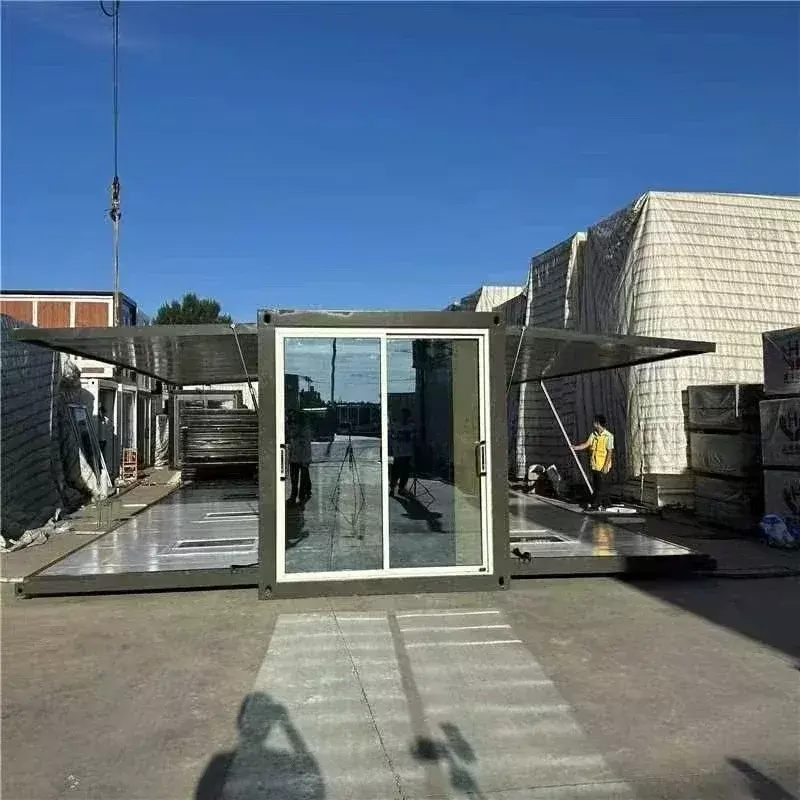 4 Factory wholesale design custom 3 in 1 Foldable container steel structure modular house