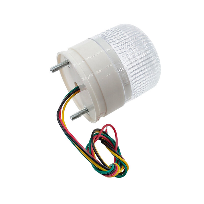 LTA5002 lampu LED sinyal strobo, Alarm keamanan bel berkedip kecil 12V 24V 220V 3 warna lampu peringatan Magnet