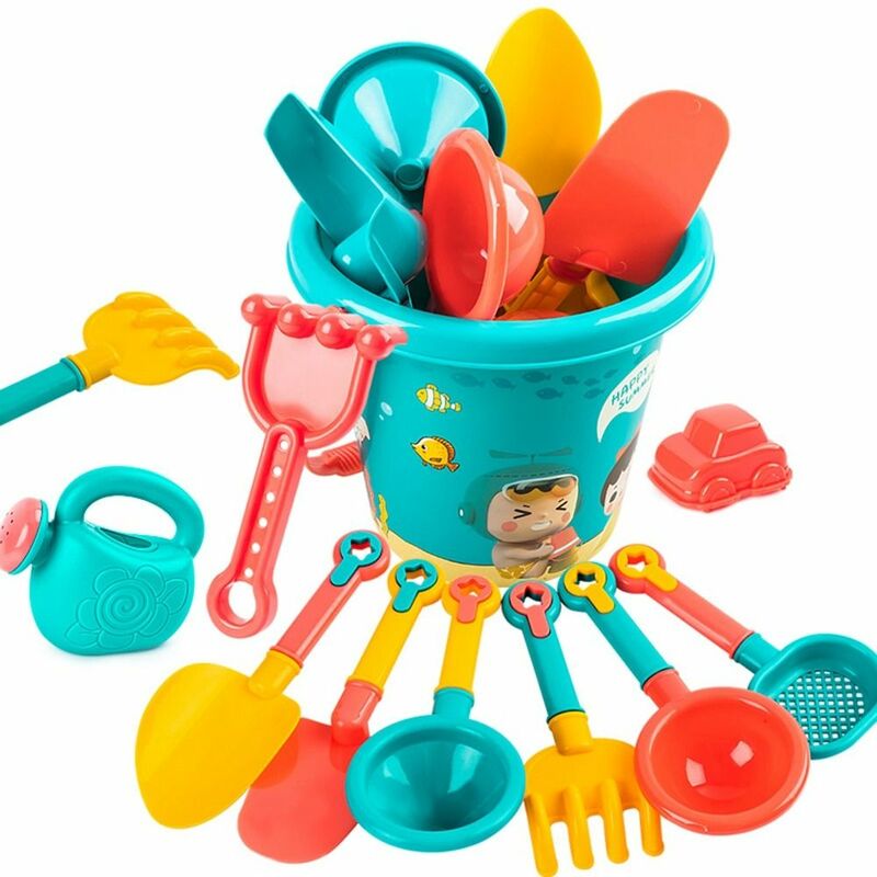 Sand Swimming Bath Toys Shovel Cart Tools Toddler Beach Toys Parent-Child Interactive Toys Digging Sand Tools Sand Bucket Suit