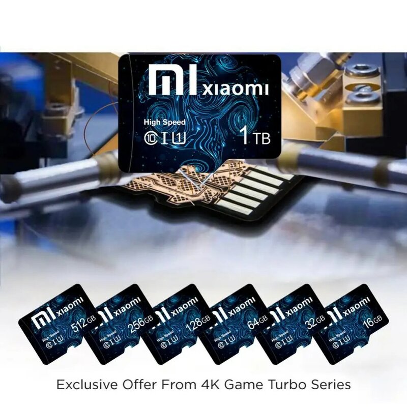 MIJIA Xiaomi 1TB TF Mini SD/TF Card 2TB 512GB Memory Card 256TB Mini Memory Card Class10 Micro TF SD Card for Samrtphone/PC