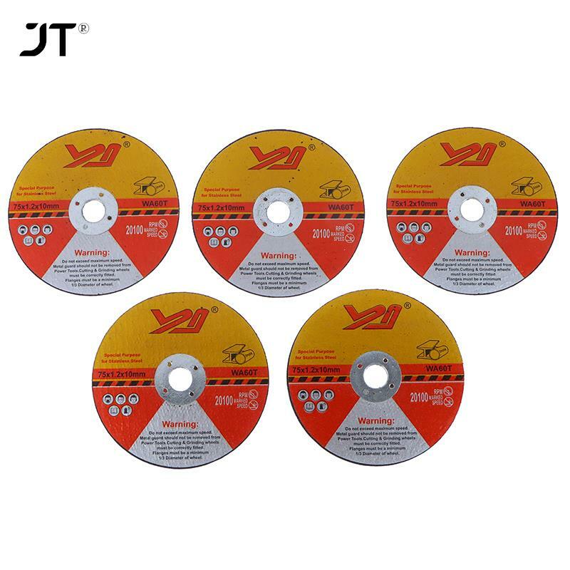5pcs 75mm Mini Cutting Disc Circular Resin Saw Blade Grinding Wheel Cutting Disc For Steel Stone Cutting Angle Grinding Tools