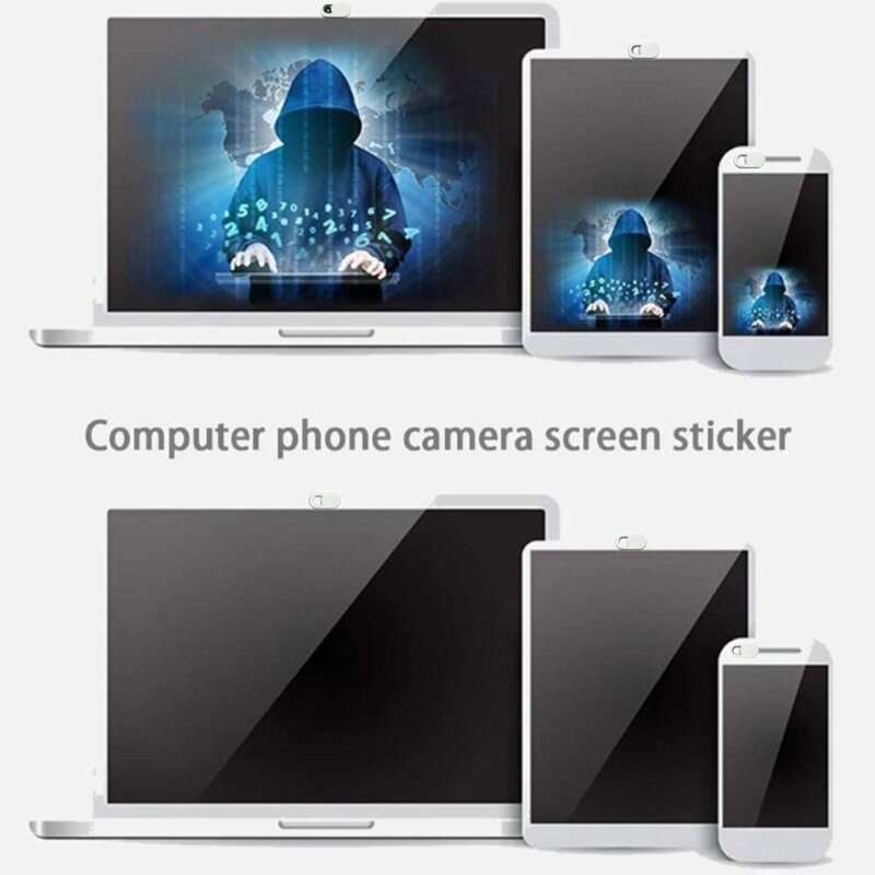 Paquete 3 cubiertas deslizantes para cámara Web, cubierta lente ultrafina plástico para tabletas y PC, novedad 2023