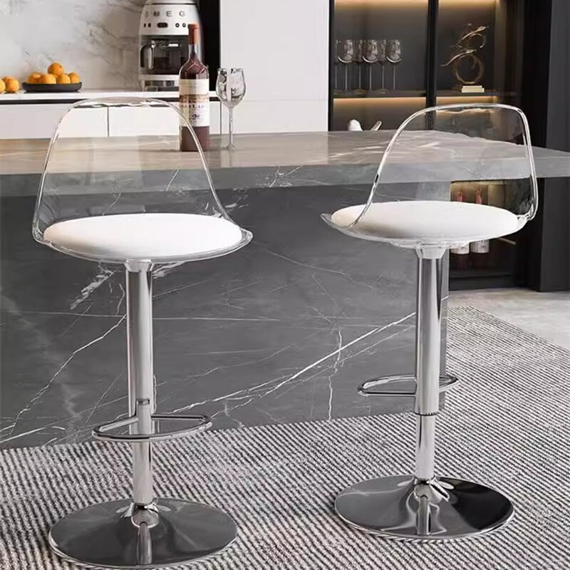 Nordic kitchen bar chairs, modern home makeup bar chairs, luxurious office Cadeiras De Jantar furniture decoration