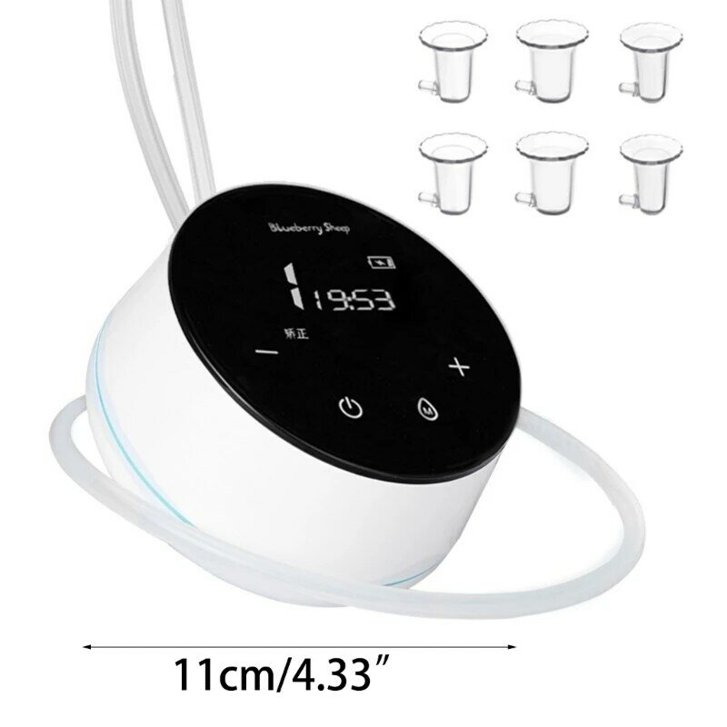 Electric Nipple Corrector for Inverted Nipples Flat Nipple Puller with 3 Size Suction Cups Automatic Short Nipple Pump