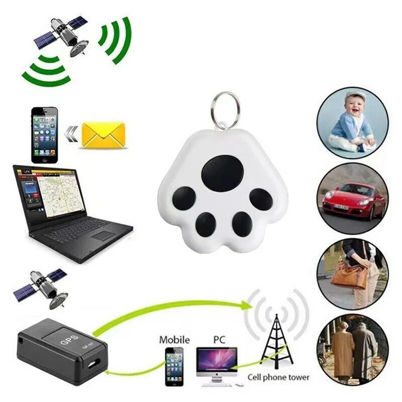 Pencari Kunci Peluit Antihilang Kualitas Tinggi Perangkat Sensor Alarm Bluetooth Nirkabel Pelacak Perlindungan Keamanan untuk Hewan Peliharaan Bagasi Mobil