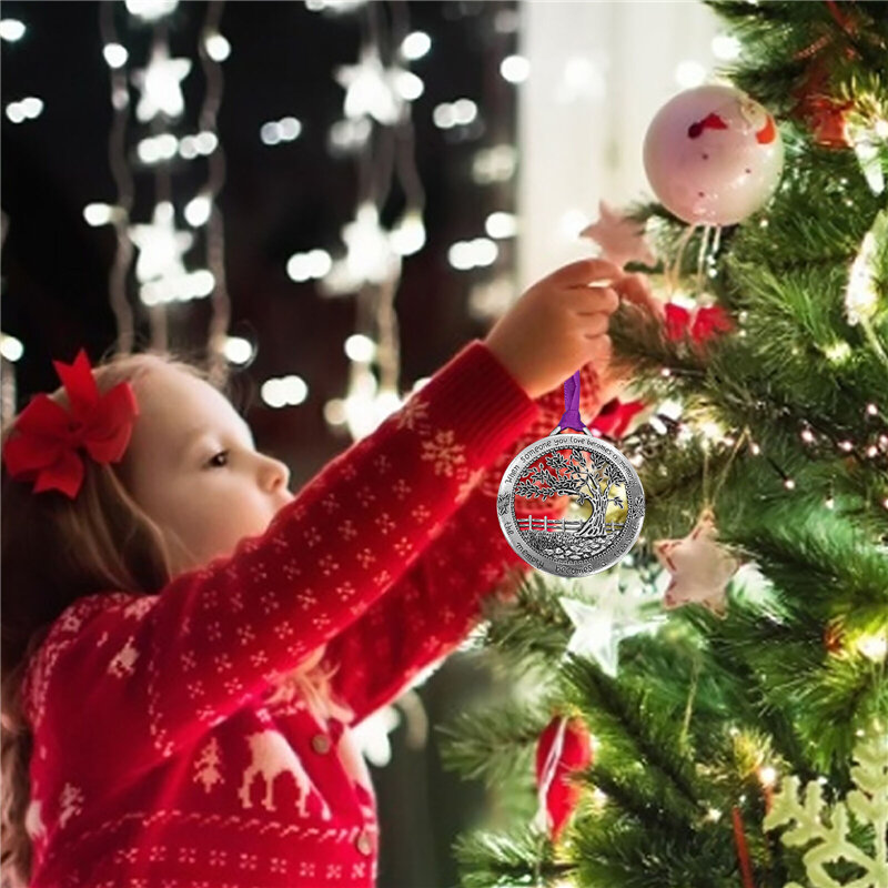 Weihnachts baum hängen Anhänger Leuchtturm Liebes muster DIY Handwerk hängen Ornamente