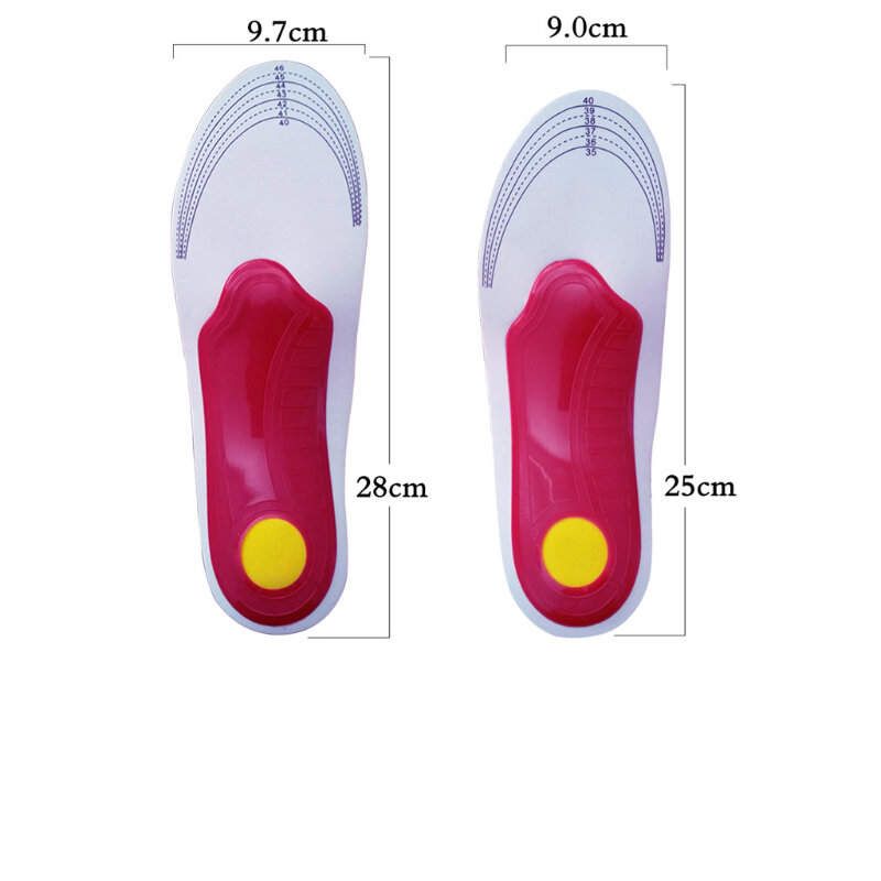 1 pasang sol dalam ortopedi aksesori sepatu pemotong bantalan lari sejuk bertekanan mudah lengkung kaki datar Accessories Accessories