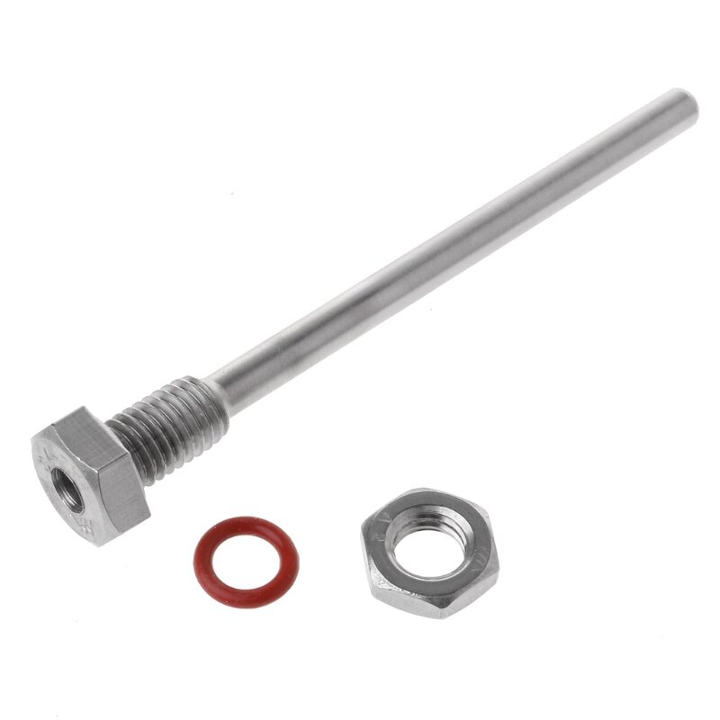 L35-300mm Thermowell Stainless Steel M10X1.5 Thread OD6mm for Temperature Dropship