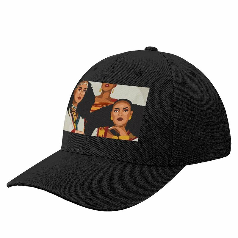 African Trio Art Print Baseball Cap hard hat party hats Wild Ball Hat boonie hats Rugby Male Cap Women's