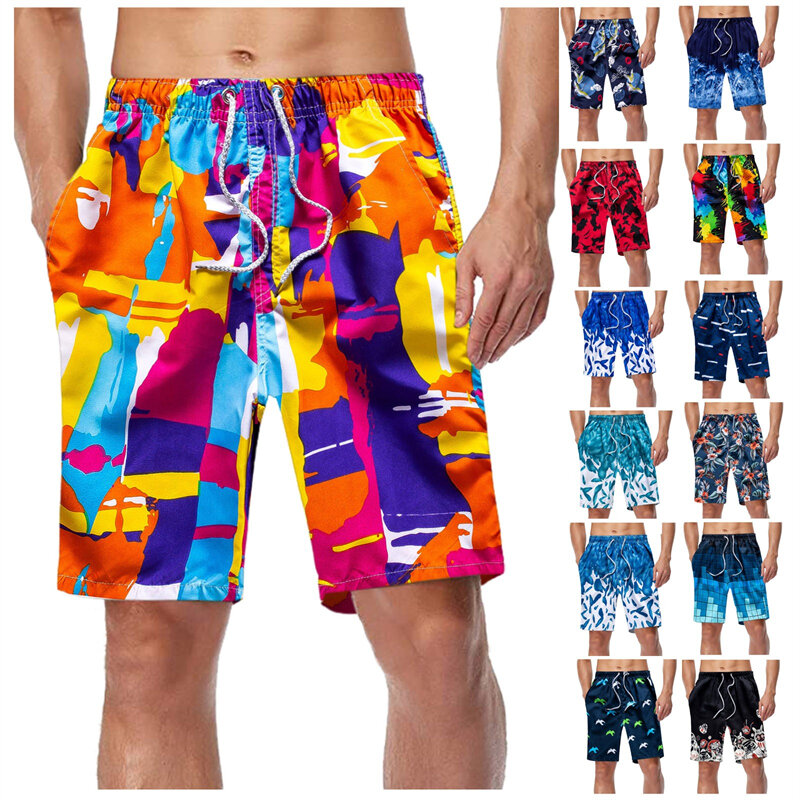 Short de plage de luxe à séchage rapide pour hommes, slips, maillot de bain, sport, gym, course à pied, vêtements de plage, été, nouveau, 2023