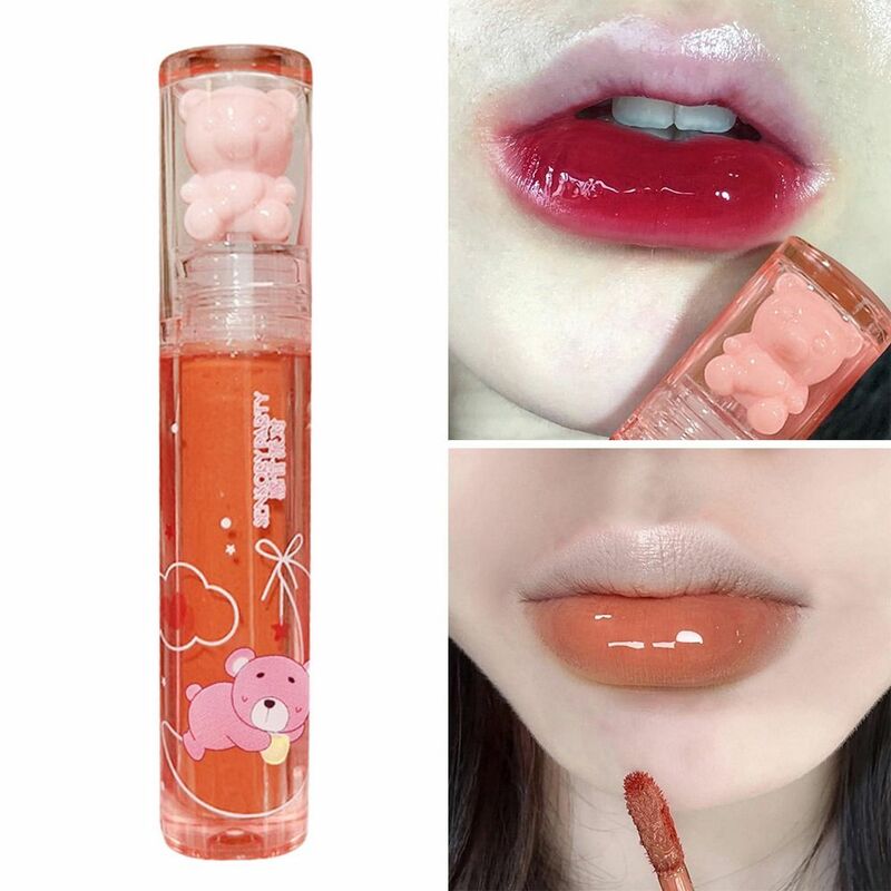Crystal Cosmetics Lipsticks Frozen Strawberry Makeup Mirror Doodle Lip Women